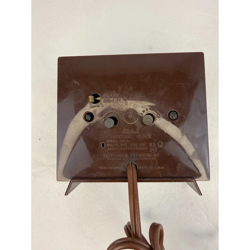 Vtg 1950's Telechron General Electric 